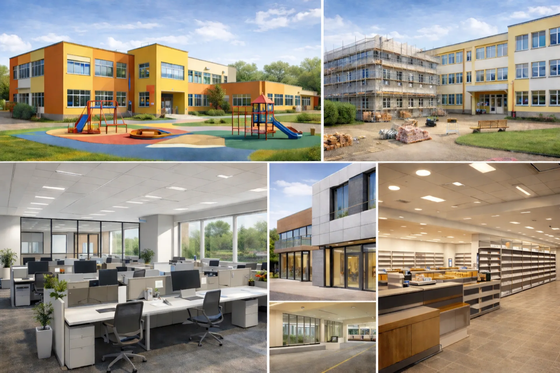 Veřejné a komerční stavby